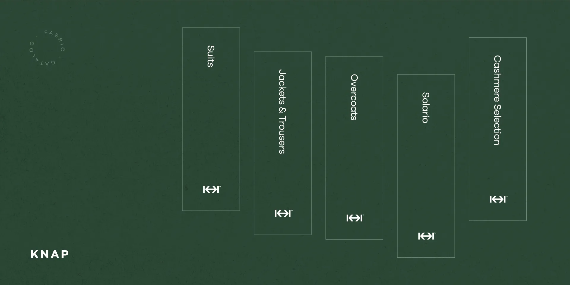Knap - measure made suits materials catalog