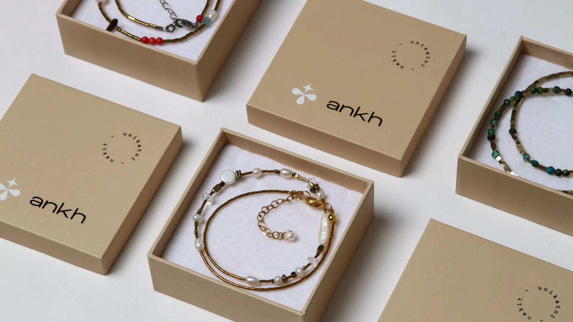 Ankh hand made jewelry packaging design