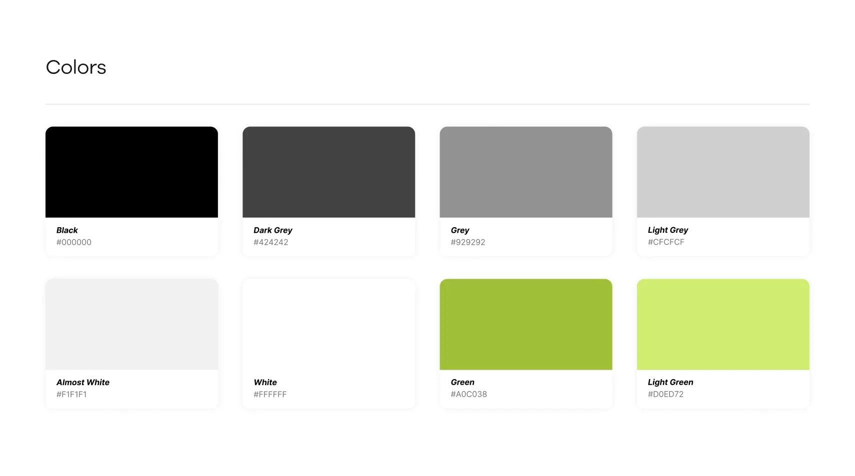 Savadeck business portal styleguide - colors